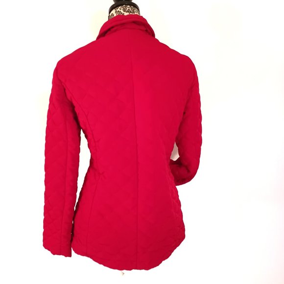 GEOFFREY BEENE Quilted Zip Front Jacket S - Picture 4 of 5